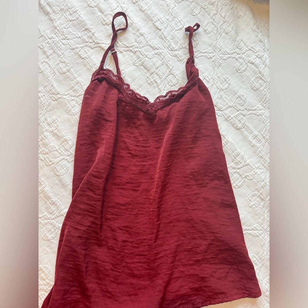 Coquette style silk cami🎀🍒
